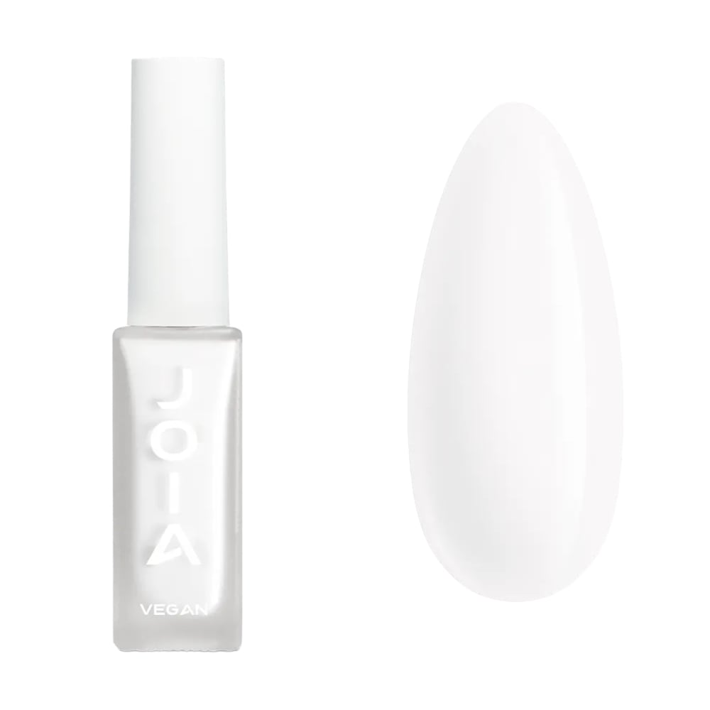 Лак для нігтів JOIA vegan Nail Care Polish 4in1, 01 Ideal White, 8 мл